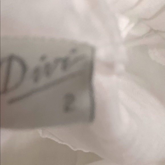 Beautiful White Linen long Skirt full circular Tiered Ruffles elastic waist US M - Picture 13 of 13